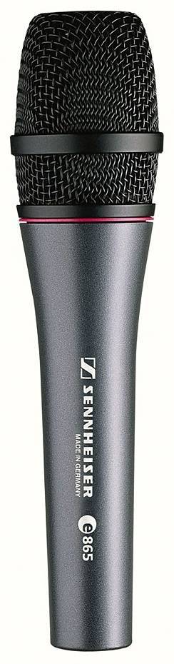 Микрофон Sennheiser [E 865] суперкардиодный конденсаторный вокальный, суперкардиоида, 40 - 20000 Гц