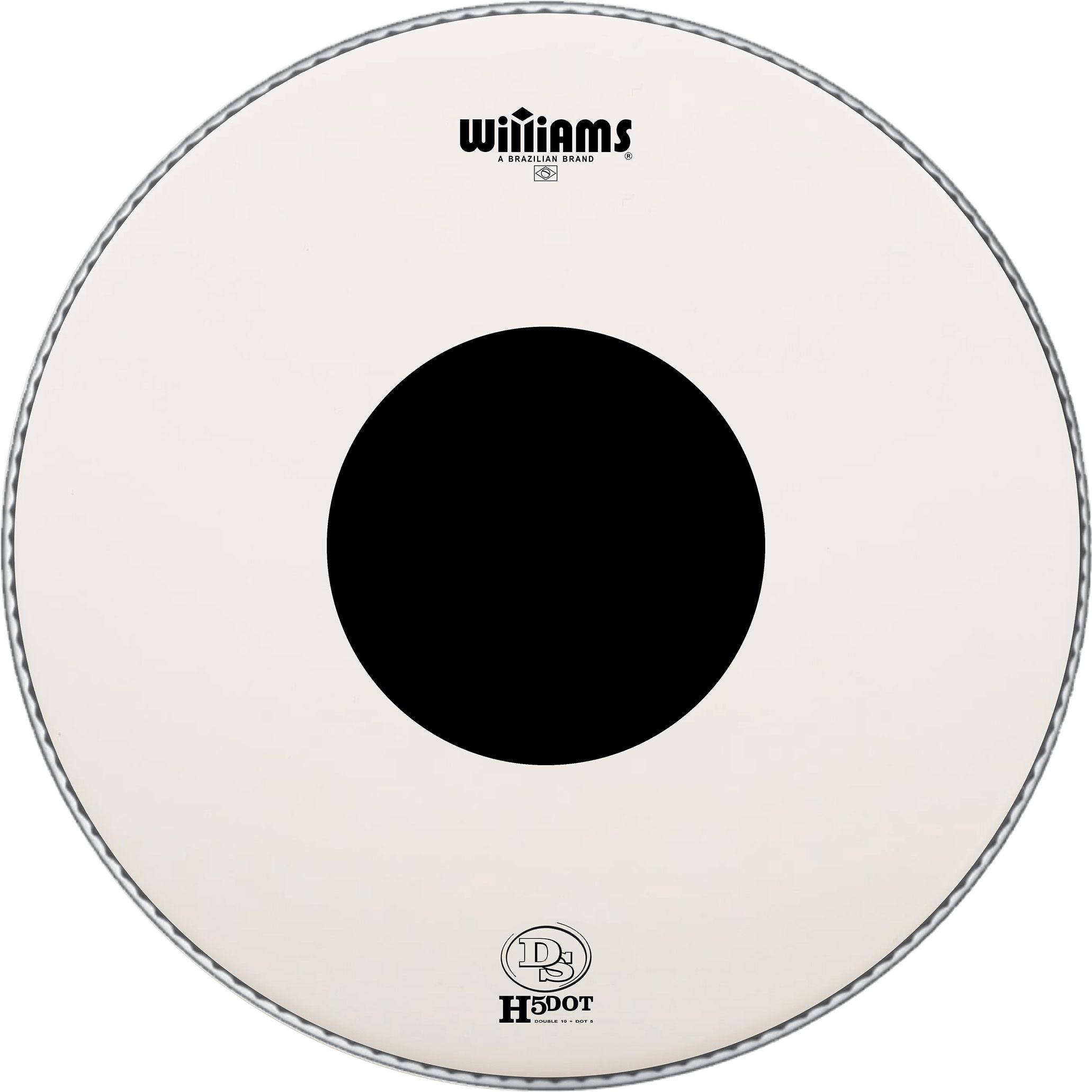 Двуслойный пластик WILLIAMS [DSH5-10MIL-13] 13", с напылением, белый