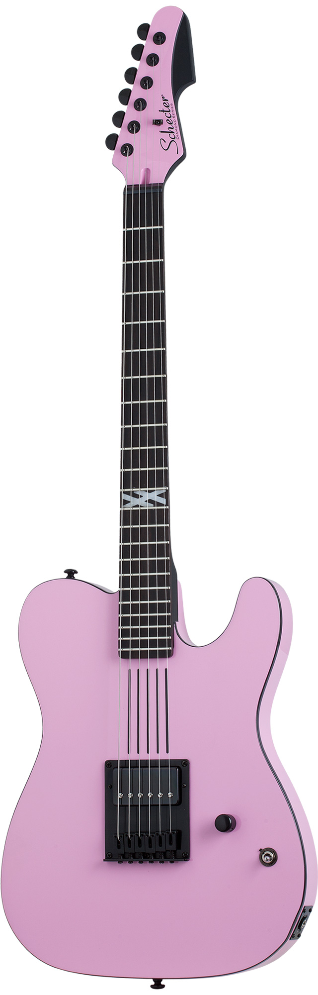 Электрогитара SCHECTER [PT-MGK HP] электрогитара 6-струнная, именная модель Machine Gun Kelly, корпус: ольха, гриф: клён, накладка: черное дерево, 24 лада, цвет: HOT PINK (HP)