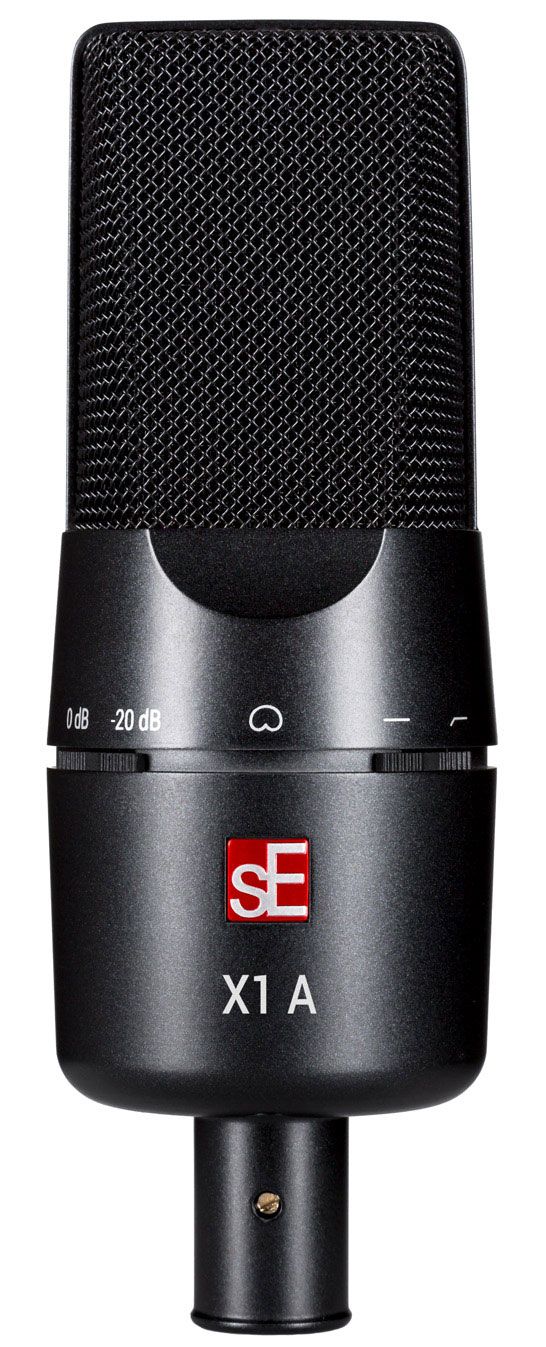 Микрофон конденсаторный sE Electronics [X1 A] 20 Гц 20 кГц, динамический диапазон: 114 / 134 дБ, кардиоида, комплектация: поворотный микрофонный зажим, адаптер с резьбой