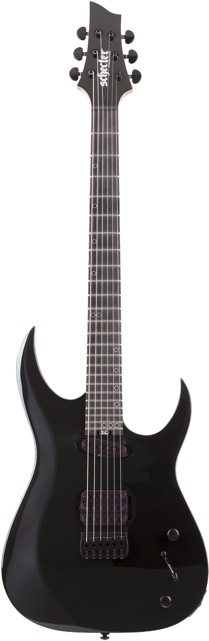 Электрогитара SCHECTER [SUNSET-6 TRIAD GBLK] электрогитара 6-струнная, корпус: ньятон, гриф: клен/палисандр, накладка: черное дерево, 24 лада, цвет: Gloss Black (GBLK)