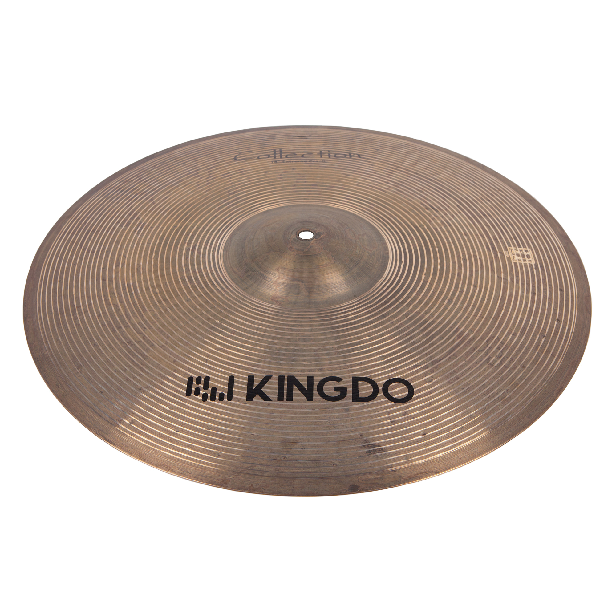 Тарелка крэш 18" [18" COLLECTION EXTREME CRASH] KINGDO [18" COLLECTION EXTREME CRASH] сплав B20, ручная работа, поверхность натуральная с проточкой