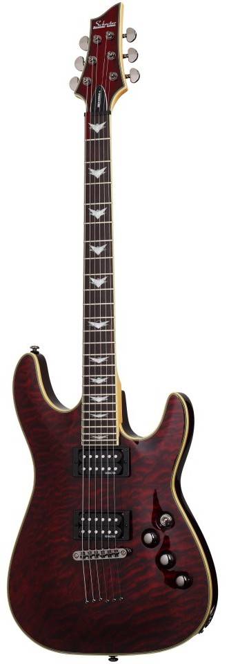 Электрогитара SCHECTER [OMEN EXTREME-6 BCH] электрогитара 6-струнная, корпус: красное дерево, топ: стеганый клен, гриф: клен, накладка: палисандр, 24 лада, цвет: Black Cherry (BCH)