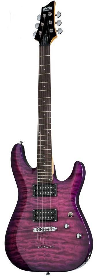 Электрогитара SCHECTER [C-6 PLUS EM] электрогитара 6-струнная, корпус: липа, топ: стеганый клен, гриф клен, накладка палисандр, 24 лада, цвет: Electric Magenta (EM)