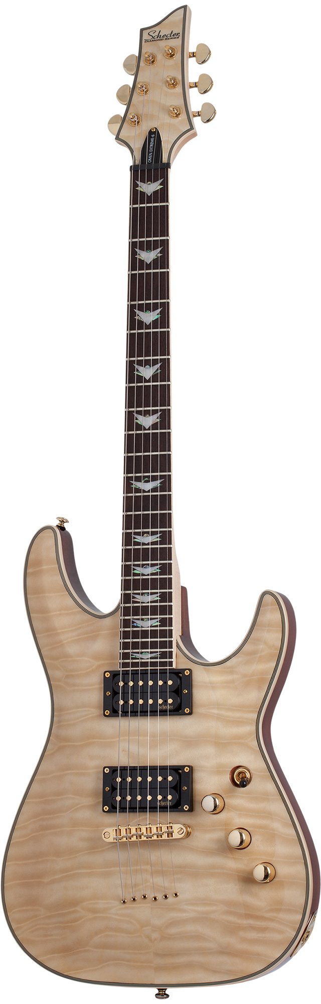 Электрогитара SCHECTER [OMEN EXTREME-6 GNAT] электрогитара 6-струнная, корпус: красное дерево, топ: стеганый клен, гриф: клен, накладка: палисандр, 24 лада, цвет: Gloss Natural (GNAT)
