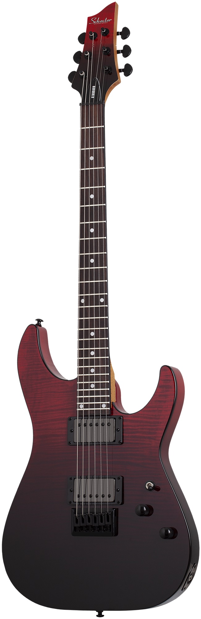 Электрогитара SCHECTER [C-1 STANDARD BLOODBURST BB] электрогитара 6-струнная, корпус: красное дерево, топ из капа, гриф: печеный клен, накладка: палисандр, 24 лада, цвет BloodBurst (BB)