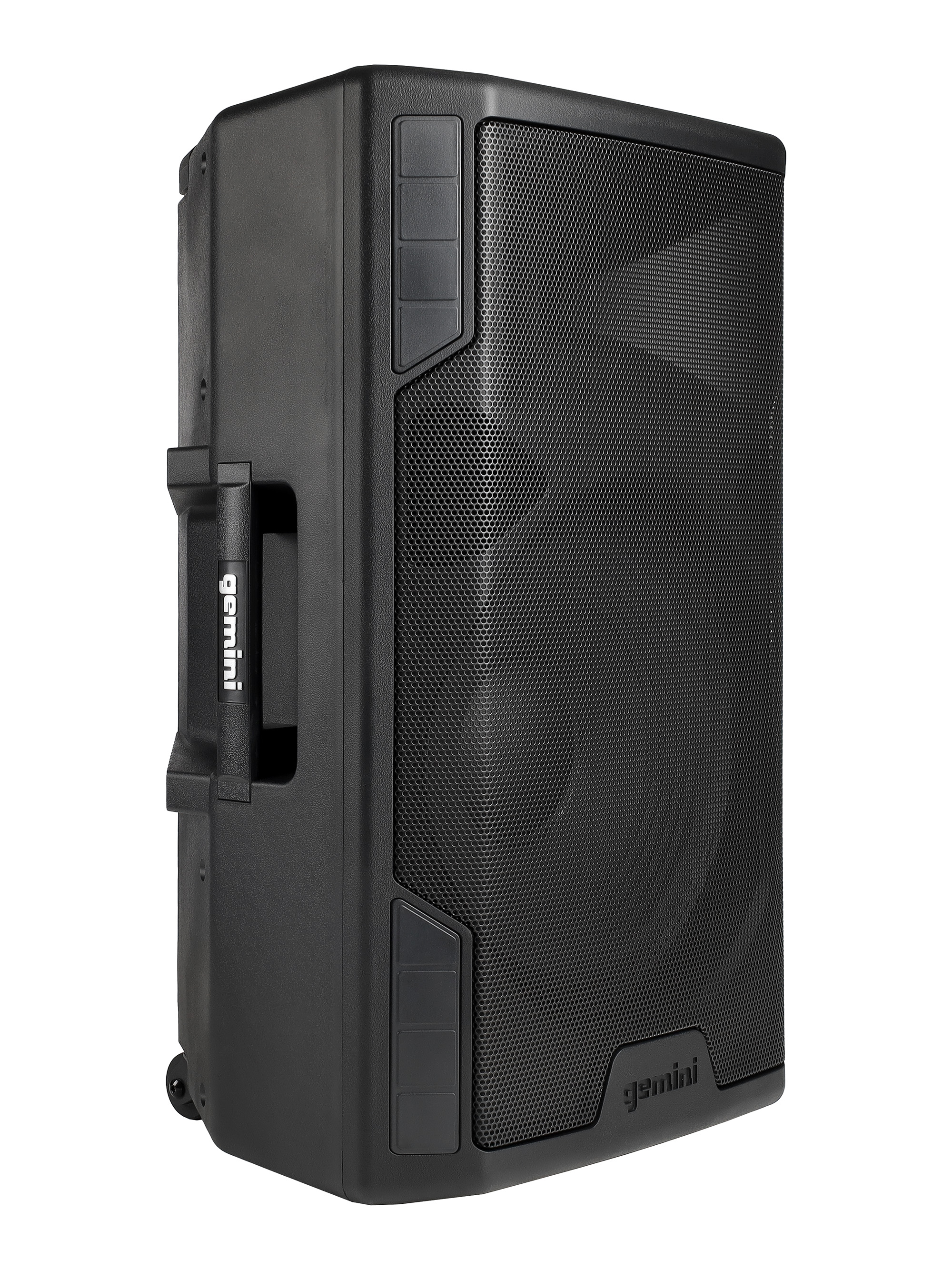 Акустическая система Gemini [GSP-5500] Активная, 2-х полосная, RMS/Peak 550/2200 Вт, АЧХ 40-20000 Гц, SPL 126 дБ, 15" ВЧ, 1,35" ВЧ, вх.: (2) XLR Mic, (2) 1/4" TRS Mic, 1/8 TRS AUX, RCA (L/R) 