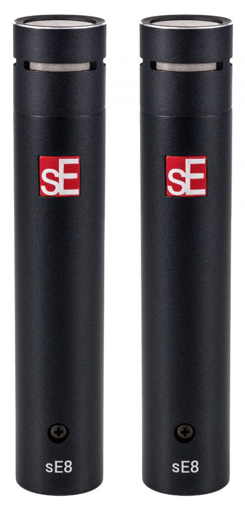 Микрофон конденсаторный sE Electronics [SE8 PAIR] подобранная пара, инструментальный, 20 Гц 20 кГц, максимальное звуковое давление: 126/136/146 дБ, кардиоида, комплектация: 2 x микрофонных за