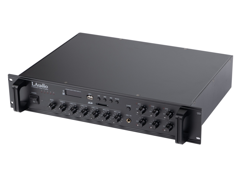 LAM6350UT Усилитель мощности трансляционный, 350Вт, 6 зон, LAudio