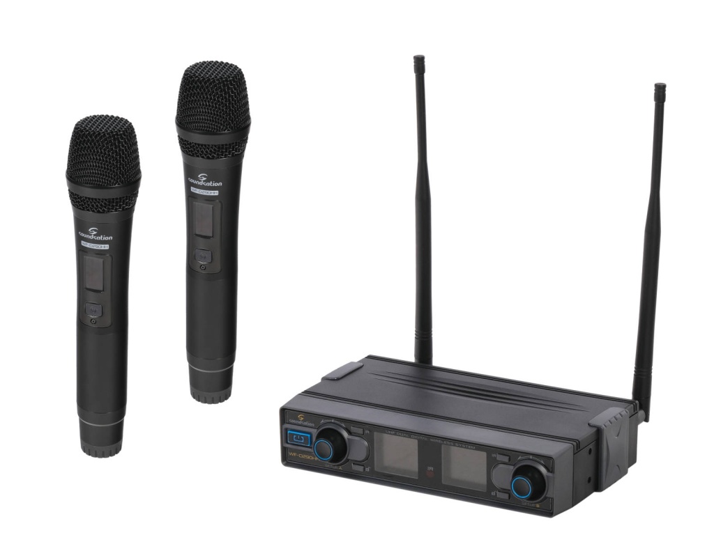 WF-D290HH Беспроводная микрофонная система, 2 ручных передатчика, Soundsation WF-D290HH Беспроводная микрофонная система, 2 ручных передатчика, Soundsation