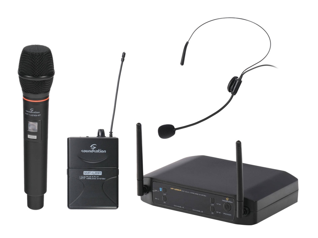 WF-U216HP Беспроводная микрофонная система, ручной и головной микрофон, Soundsation WF-U216HP Беспроводная микрофонная система, ручной и головной микрофон, Soundsation