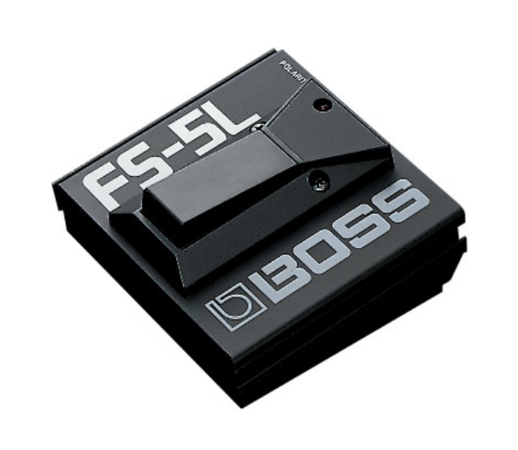 Ножной переключатель (футсвитч) BOSS [FS-5L] с фиксацией с LED-индикатором. Размеры: 96x90x43 мм, вес: 240 г, цвет: чёрный. Совместим с гитарными усилителями и эффектами.