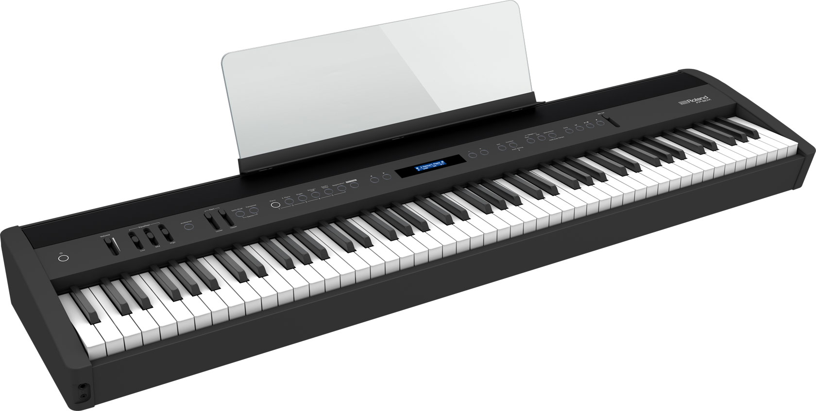 Портативное цифровое пианино ROLAND [FP-60X-BK] (88 клавиш PHA-4 Standard), полифония 256, SuperNATURAL Piano, 358 тембров, Bluetooth 3.0, Headphones 3D Ambience, USB, вес 19,3 кг., черное.