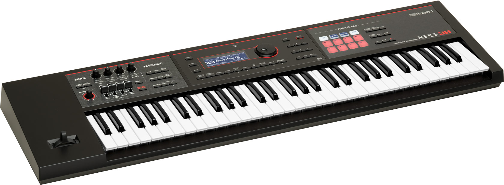 Компактный сценический синтезатор ROLAND [XPS-30] расширенный функционал, 61 клавиша, 1 400 встроенных звуков, полифония 128 голосов, 8-дорожечный секвенсор, вокодер, сэмплер, USB-аудио/MIDI-