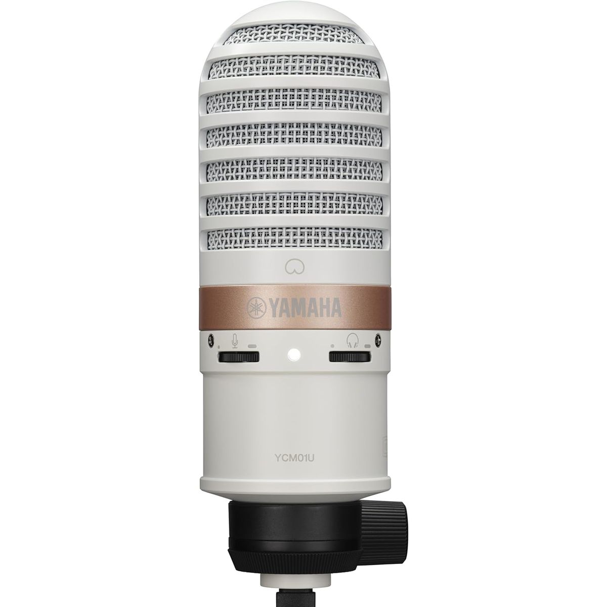 Yamaha YCM01UW конденсаторный USB микрофон для потокового вещания, кардиоида, белый