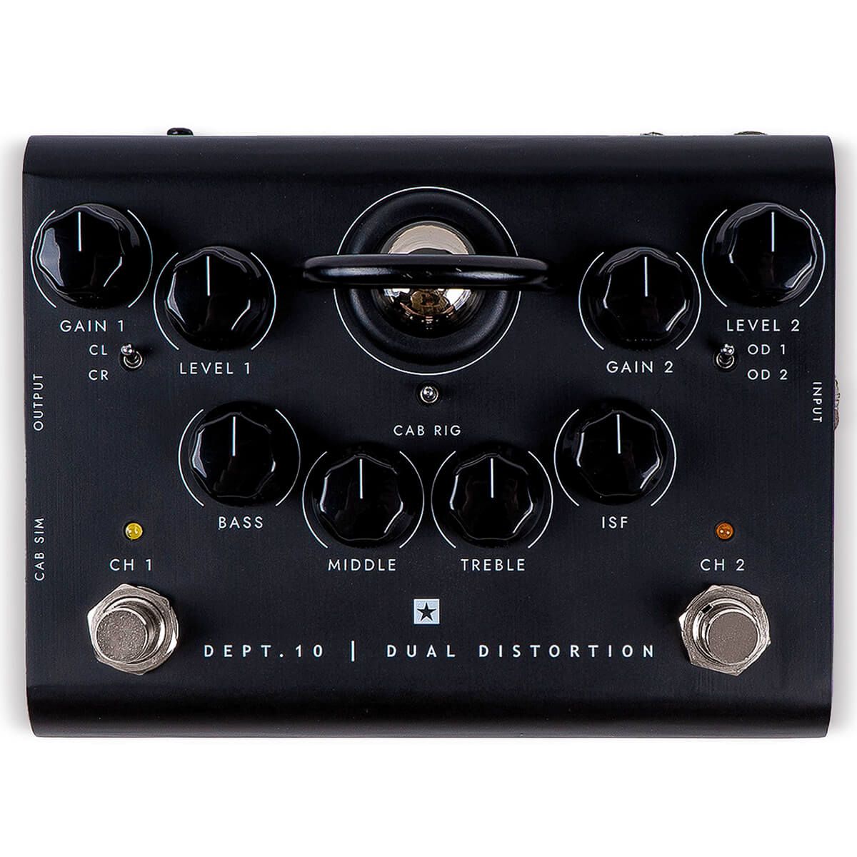 Blackstar Dept.10 Dual Distortion Ламповая педаль дисторшн, два канала, USB, XLR DI