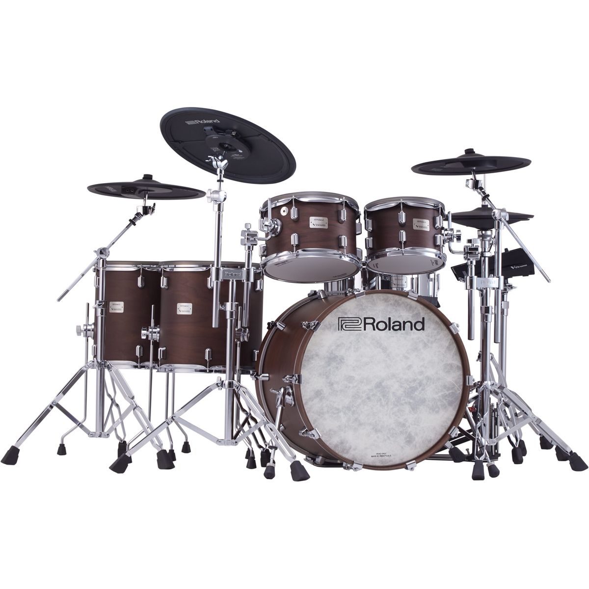 Roland VAD716-SW + VAD716-1 + KD-22-SW + DTS-30S электронная ударная установка, из 4 коробок