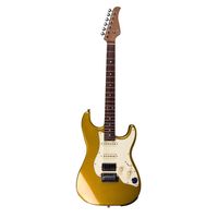 Mooer GTRS S800 Gold Электрогитара со встроенным процессором, HSS, палисандр, золотистый цвет