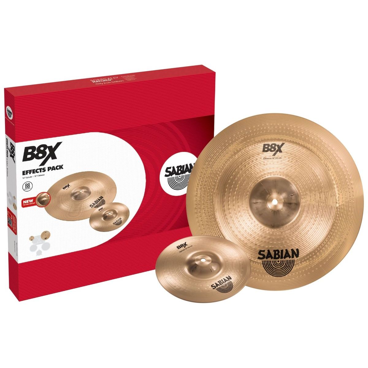 Sabian B8X Effects Pack набор тарелок (10" Splash, 18" Chinese)