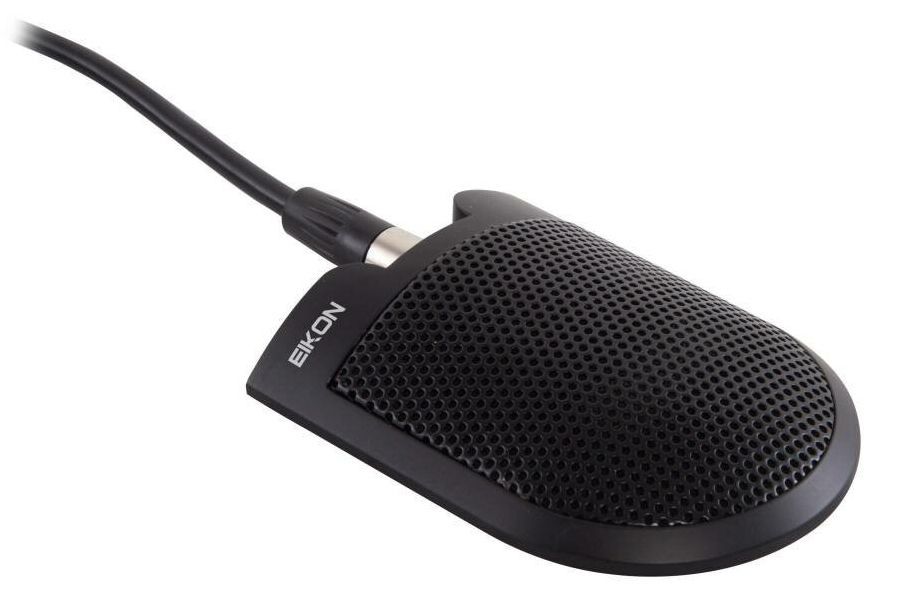 Микрофон пограничного слоя EIKON [EK100BM] конденсаторный, диаграмма unidirectional, АЧХ 60-16000 Гц, чувств. -48 дБ, макс. SPL 105 дБ, S/N 67 дБ, сопротивление 600 Ом, фант. питание +48 В, р