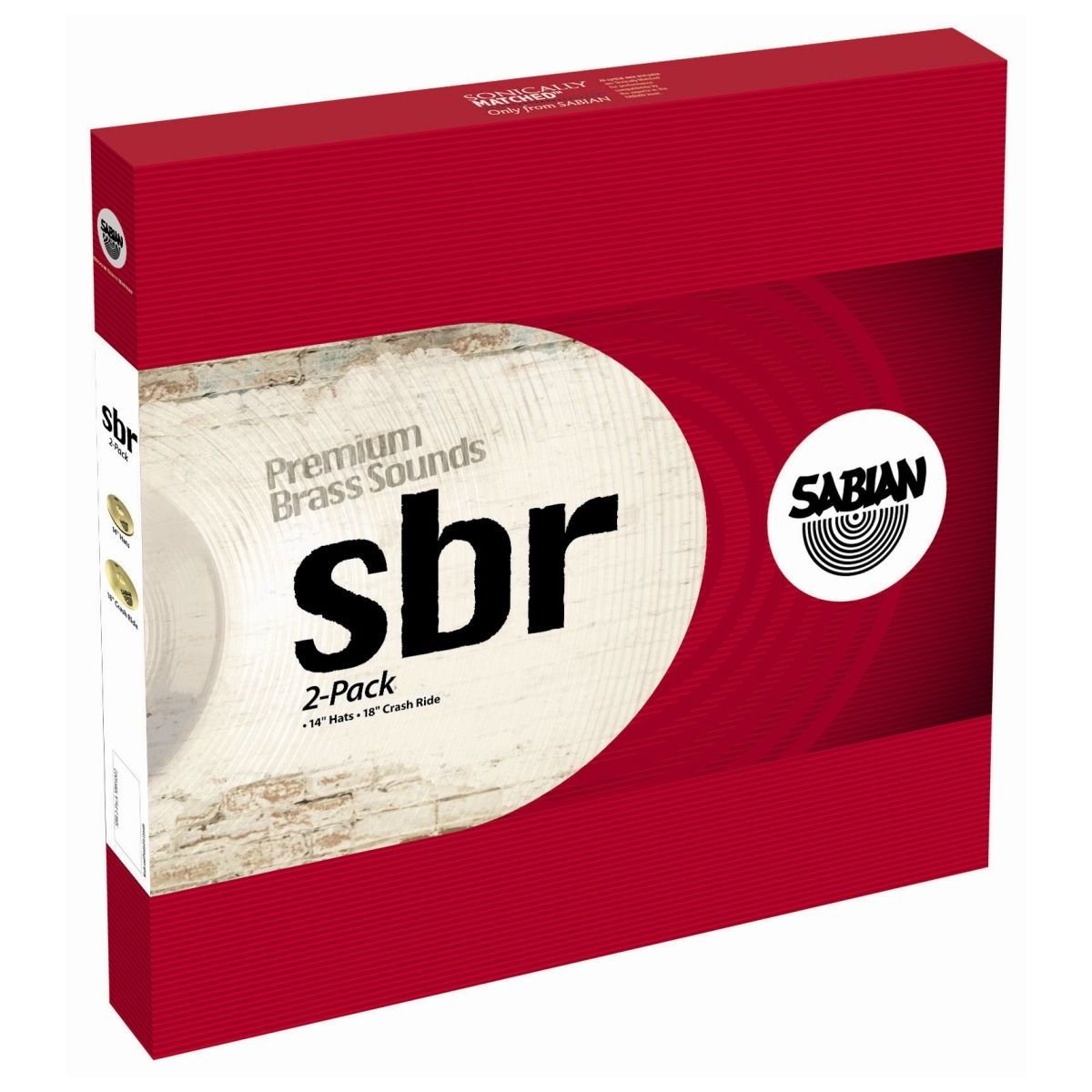 Sabian SBr 2-Pack набор тарелок (14" Hats, 18" Crash Ride)