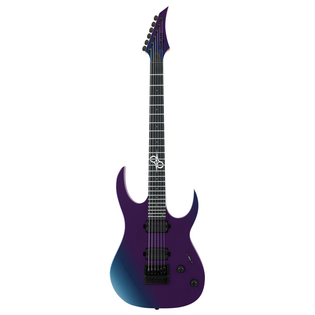 Solar SBR1.6VC+ Электрогитара, форма Superstrat, HH, цвет фиолетовый хамелеон