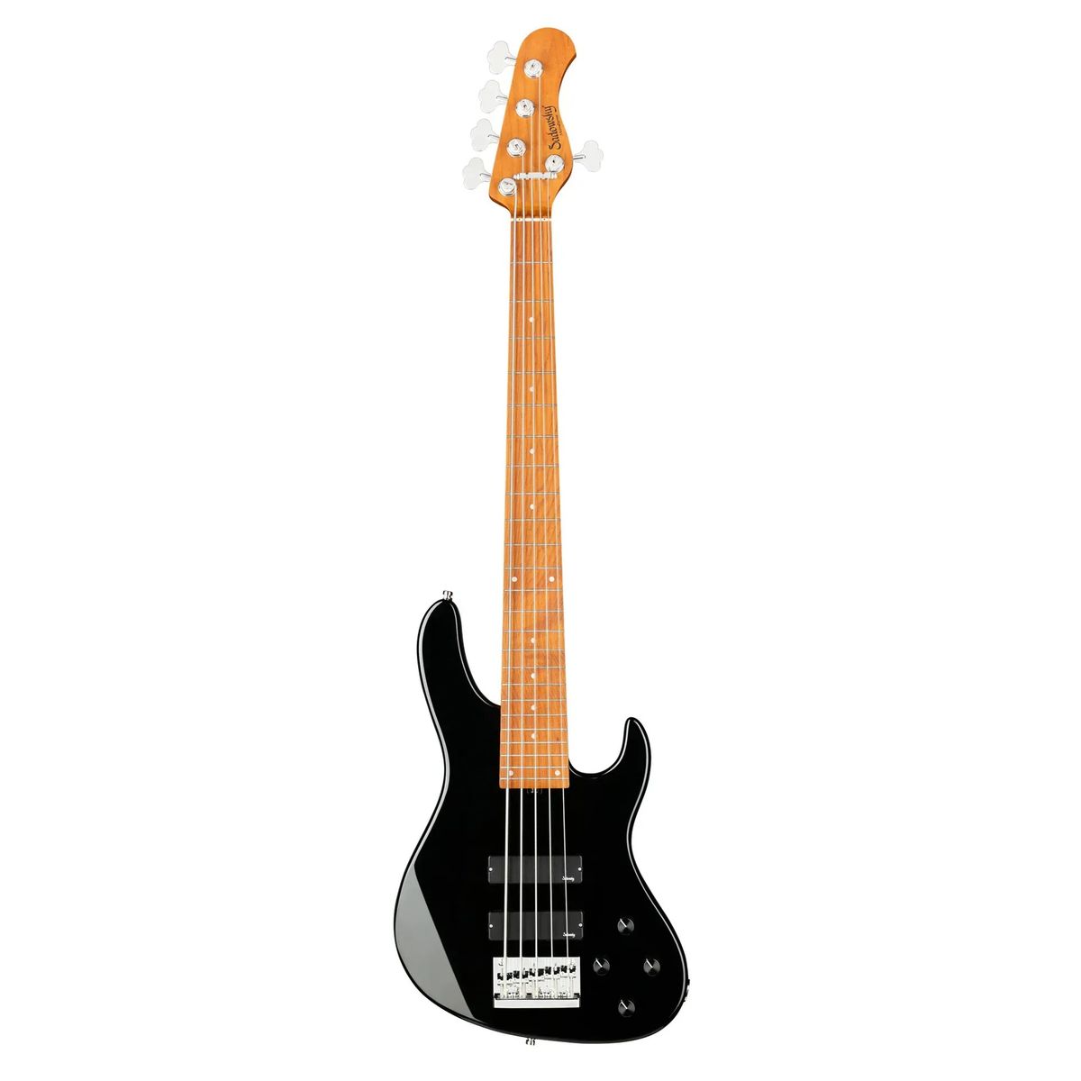 Sadowsky Modern 5 Maple BKSHP 5-струнная бас-гитара, Modern, HH, цвет черный, чехол