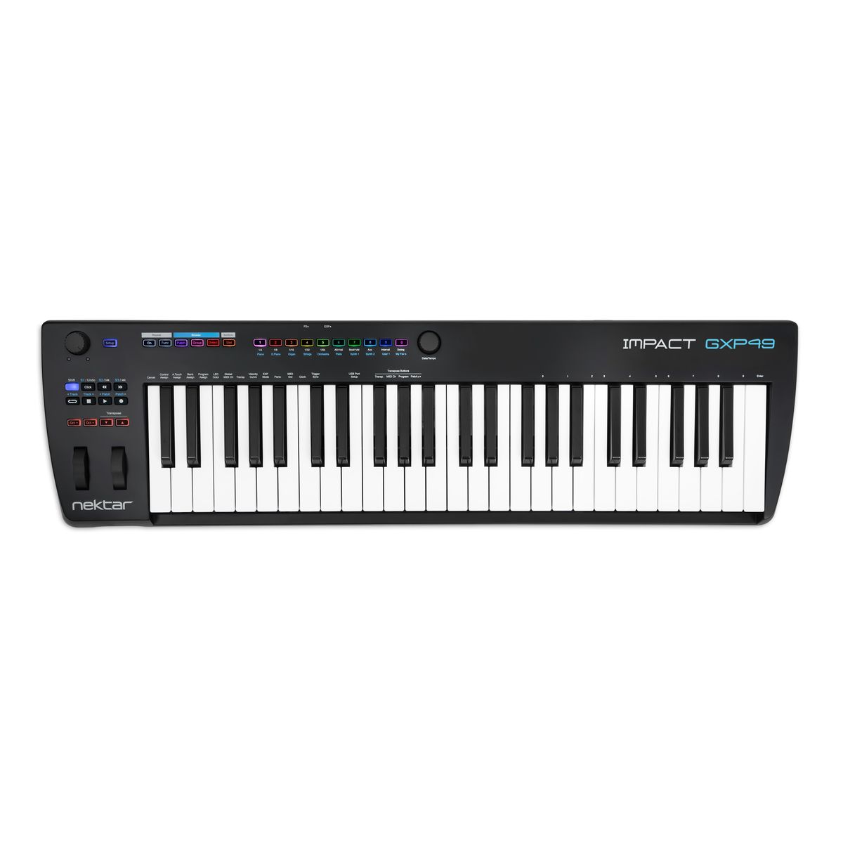 Nektar Impact GXP49 USB MIDI клавиатура, 49 клавиш, клавиатура полувзвешенная, вес 4 кг