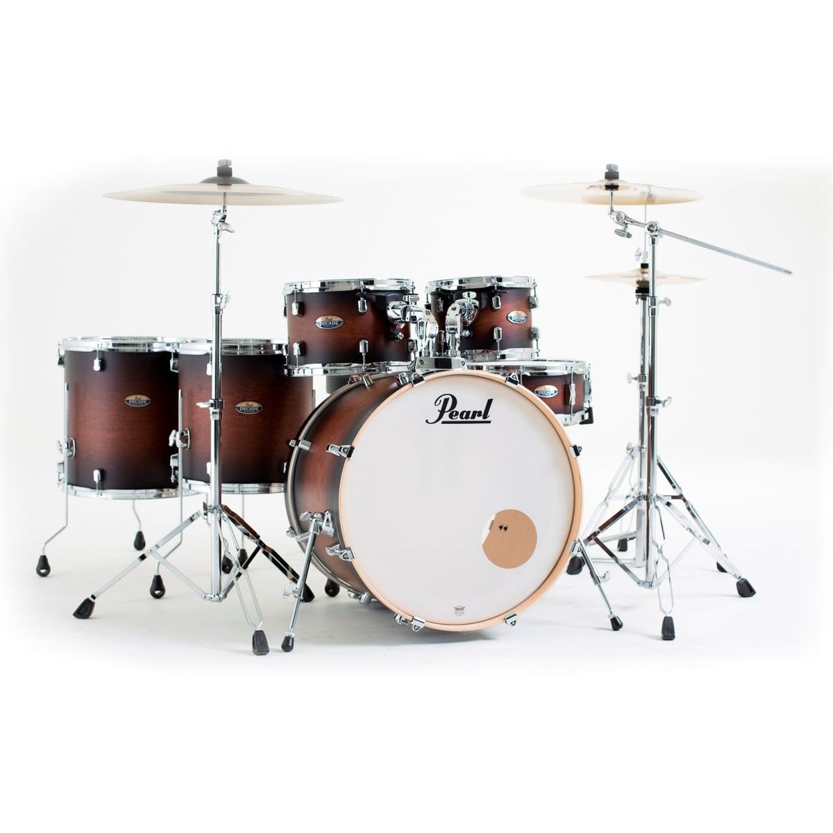 Pearl DMP926S/C260 ударная установка из 6 барабанов, цвет Satin Brown Burst, со стойками (4