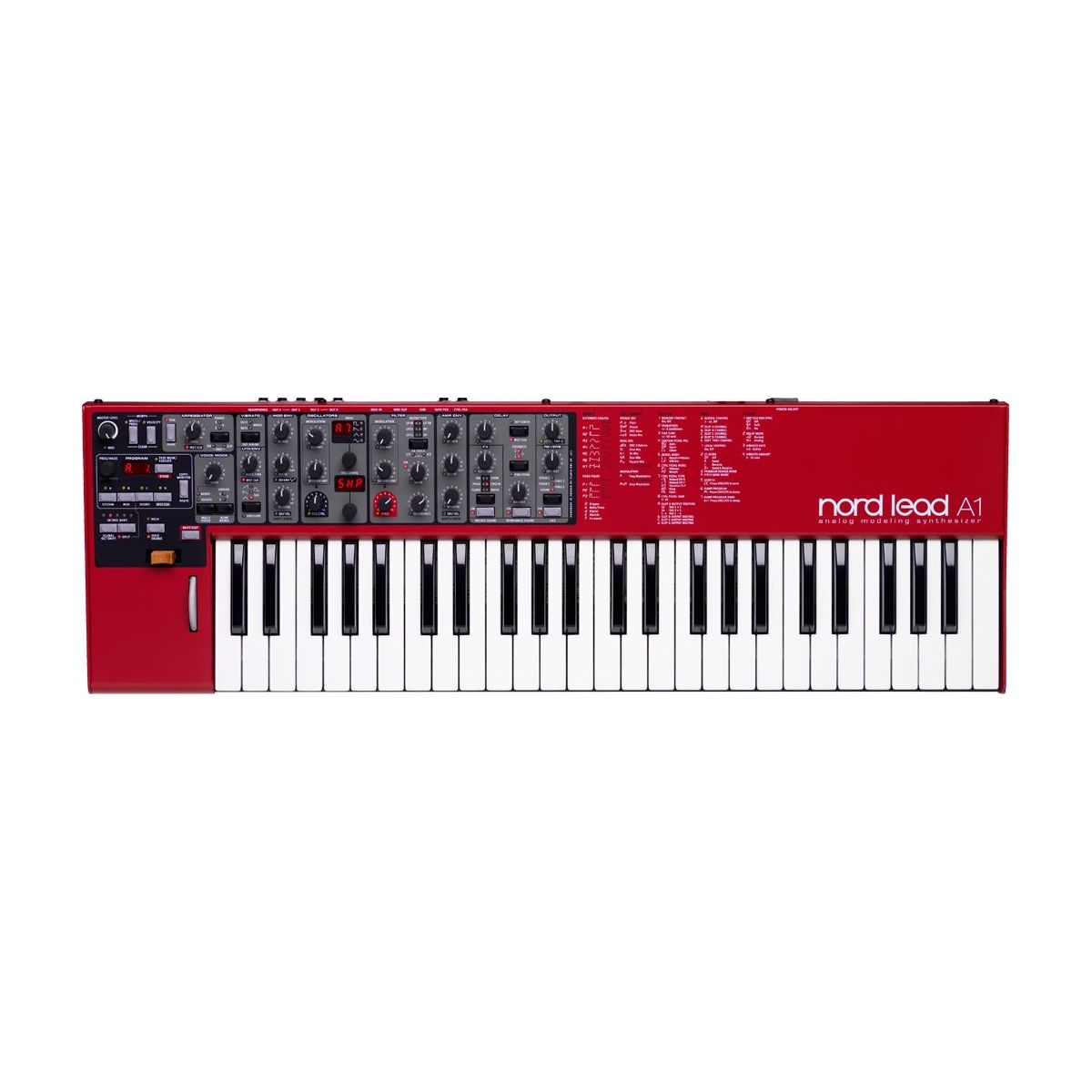 Clavia Nord Lead A1 синтезатор, 49 клавиш, осцилляторы, FM-синтез, волновые формы, 26 гол.полифония