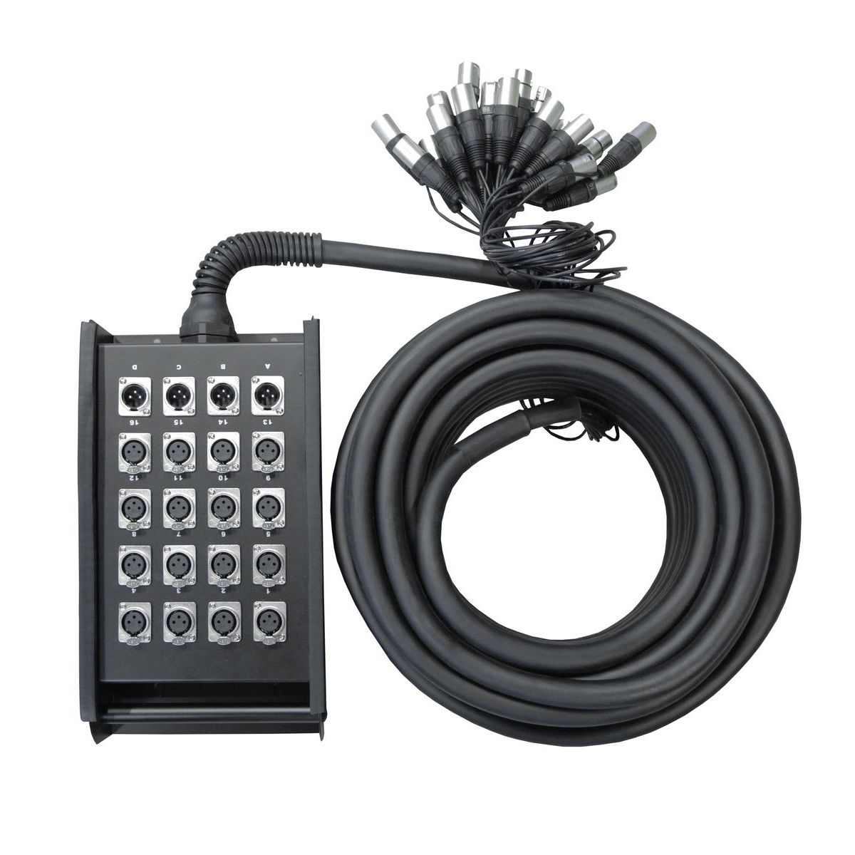 Nordfolk NSBL923 20m мультикабель со сценической коробкой, XLR F16 х M4, 20 метров Nordfolk NSBL923 20m мультикабель со сценической коробкой, XLR F16 х M4, 20 метров