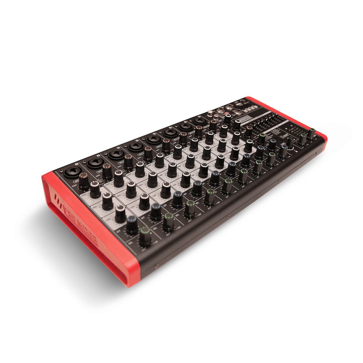 Nordfolk NCM-10DSP компактный микш пульт, 8 микр, 10 лин, 2 ст, DSP, MP3 плеер, Bluetooth