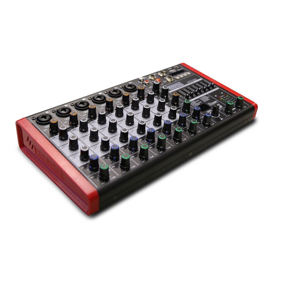 Nordfolk NCM-8DSP компактный микш пульт, 6 микр, 6 лин, 2 ст, DSP, MP3 плеер,Bluetooth