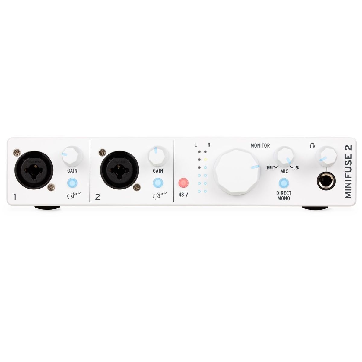 Arturia MiniFuse 2 White USB-аудиоинтерфейс, 24бит/192кГц, 2 входа, белый