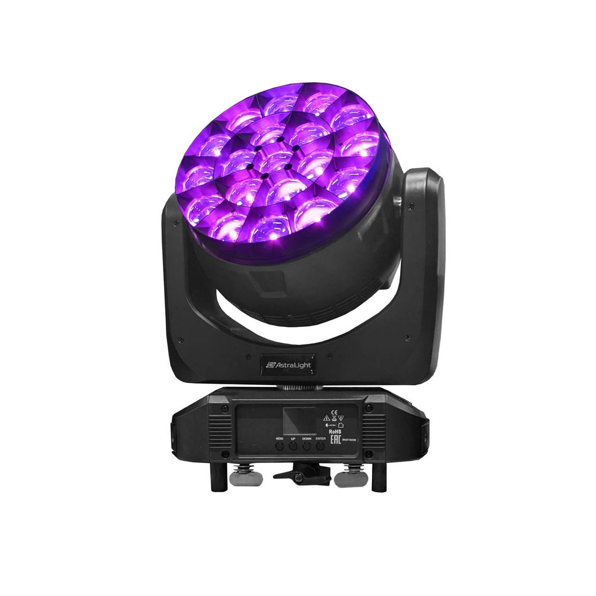 AstraLight MBZ1920 вращающаяся голова Beam Wash Zoom 19x20W LED RGBW