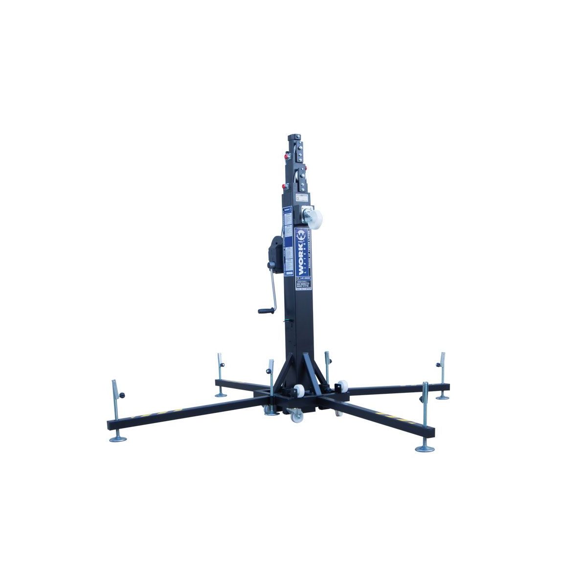 Work LW-290D раздвижная световая стойка-элеватор, H= 6,6м., 290кг./25кг.