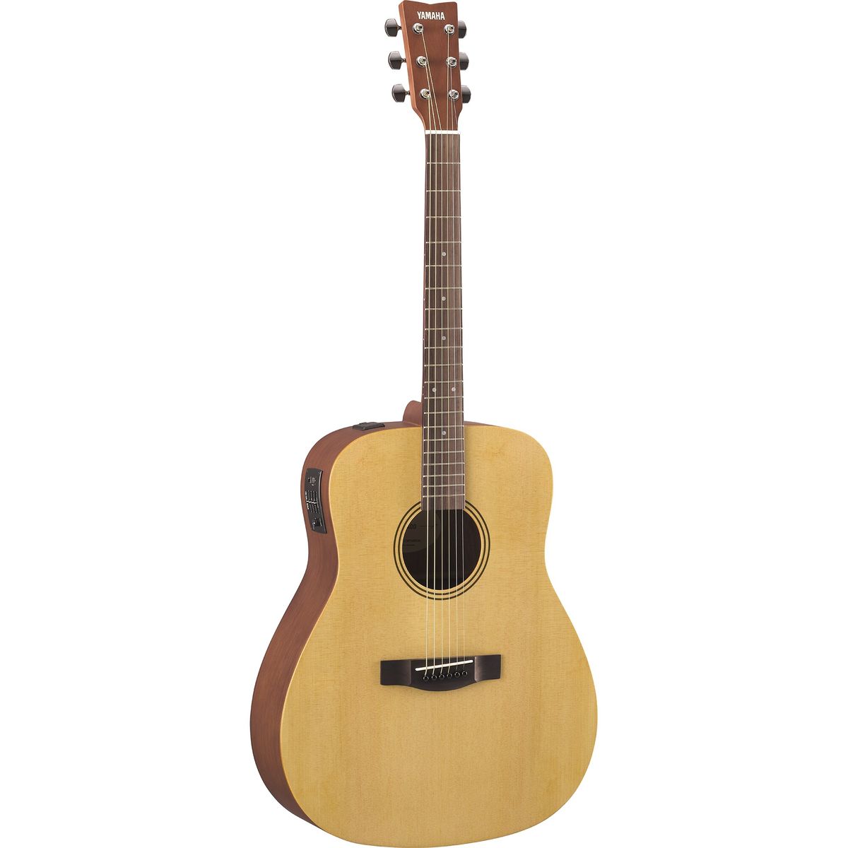 Yamaha FX400 NATURAL SATIN элетроакустическая гитара, цвет Natural Satin, форма корпуса дредноут