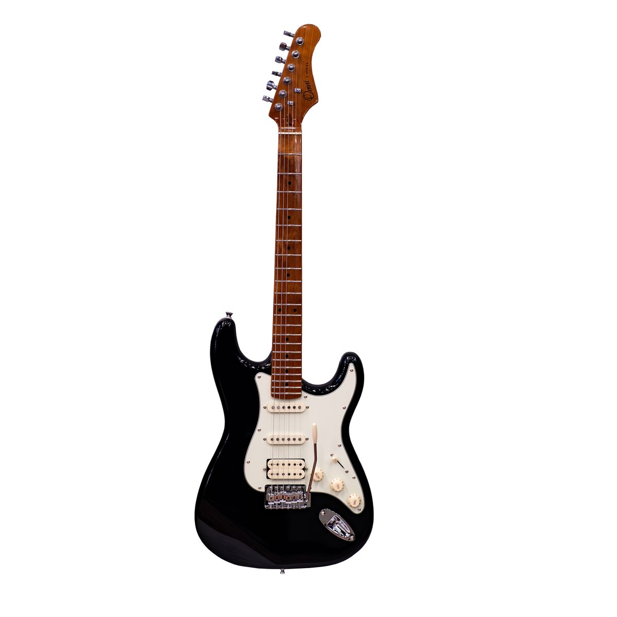 Omni S12-ST BK электрогитара, форма Stratocaster, цвет черный