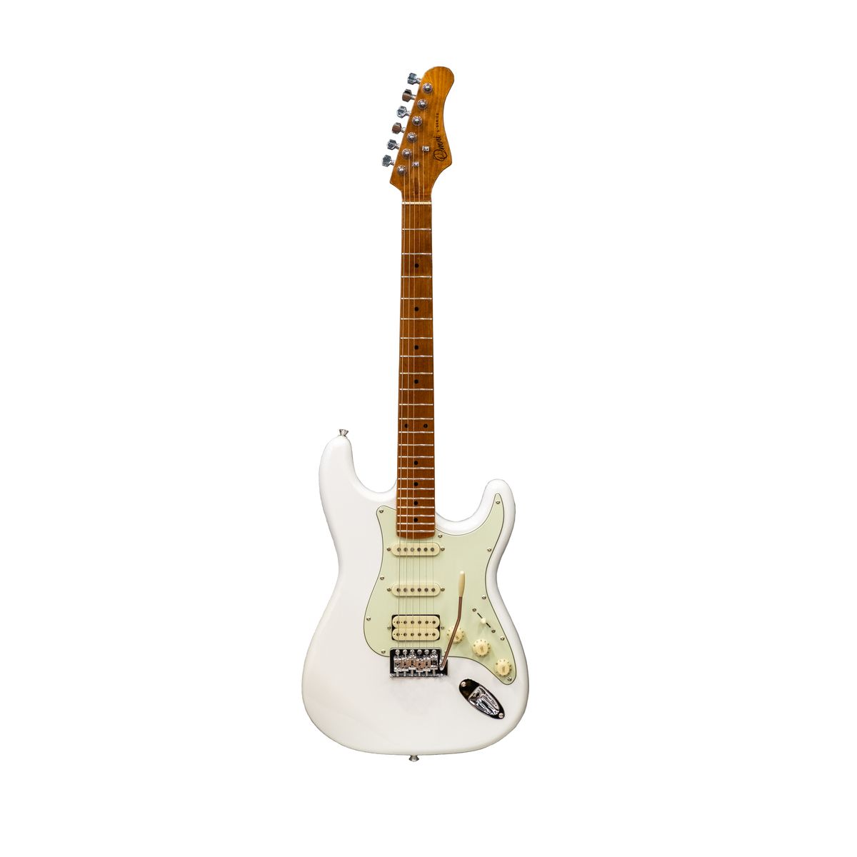 Omni S12-ST WH электрогитара, форма Stratocaster, цвет белый