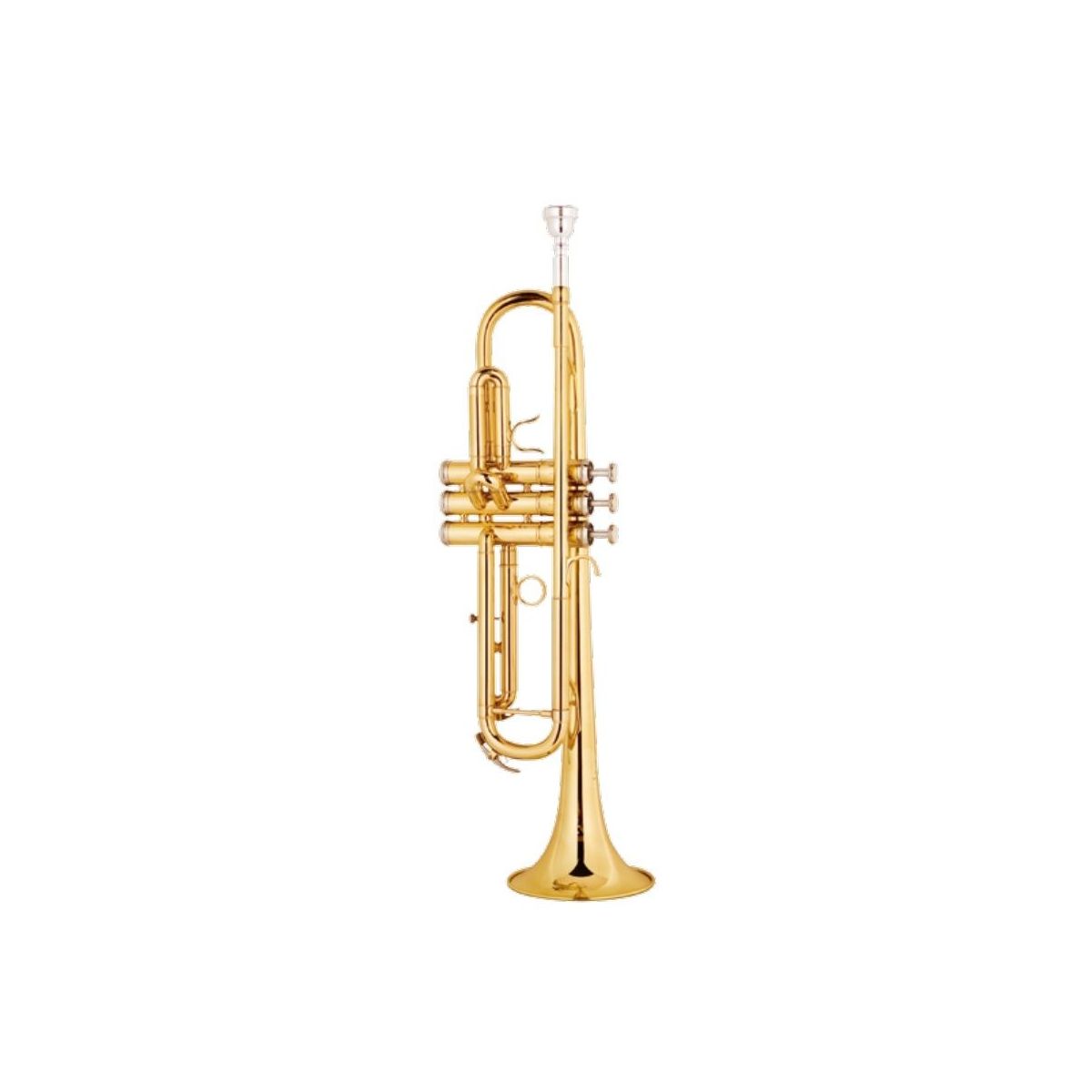 Gebr.Stolze TR-100G Труба Bb, помпы-мельхиор, корпус и раструб-латунь, 11.65/123, золотой лак