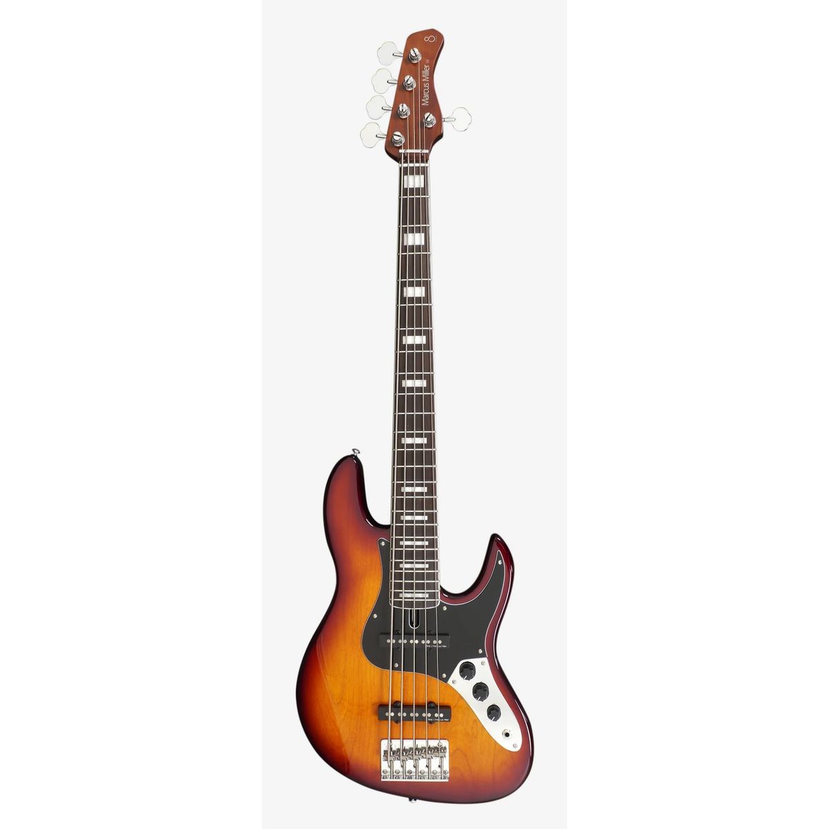 Sire V5 24-5 TS 5-струнная бас-гитара, форма Jazz Bass, 24 лада, цвет санберст