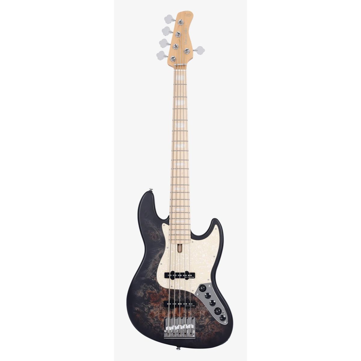 Sire V7 Swamp Ash Reissue-5 TBK.S 5-струнная бас-гитара, форма Jazz Bass, цвет черный