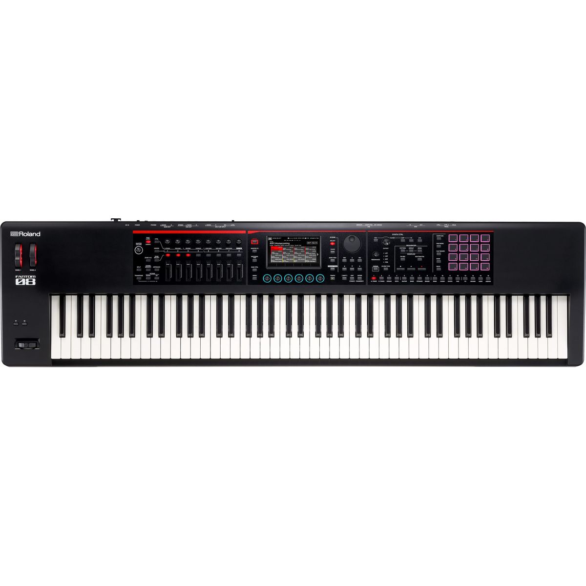 Roland FANTOM-08 рабочая станция, 88 клавиш, взвешенная клавиатура, вес 14,8 кг
