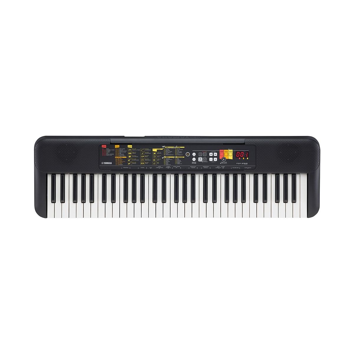 Yamaha PSR-F52 синтезатор с автоаккомпанементом, 61 клавиша, 32 полифония, 136 тембров, 158 ст