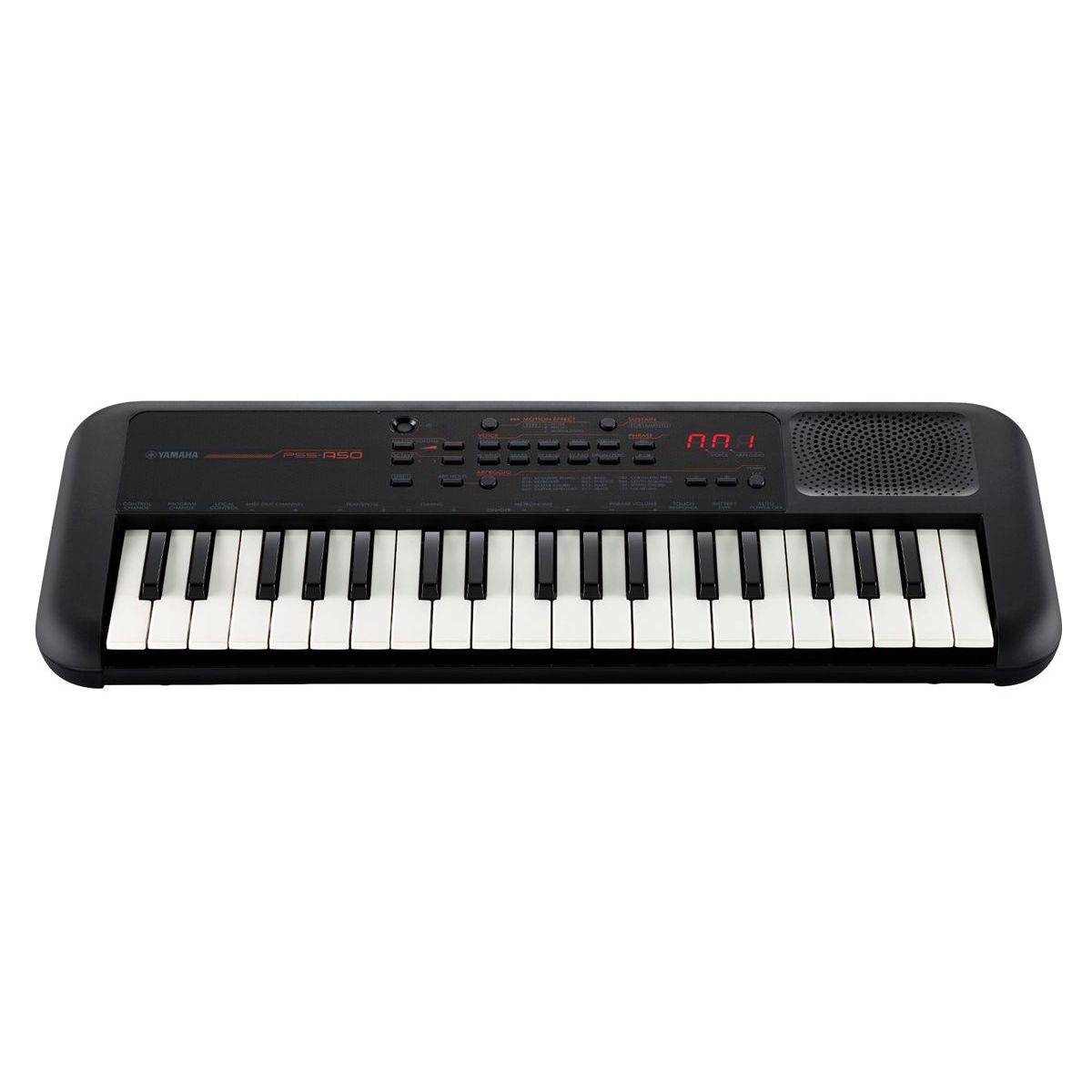 Yamaha PSS-A50 синтезатор, 37 клавиш, 32 полифония, 42 тембра, 138 арпеджио, вес 1,2 кг