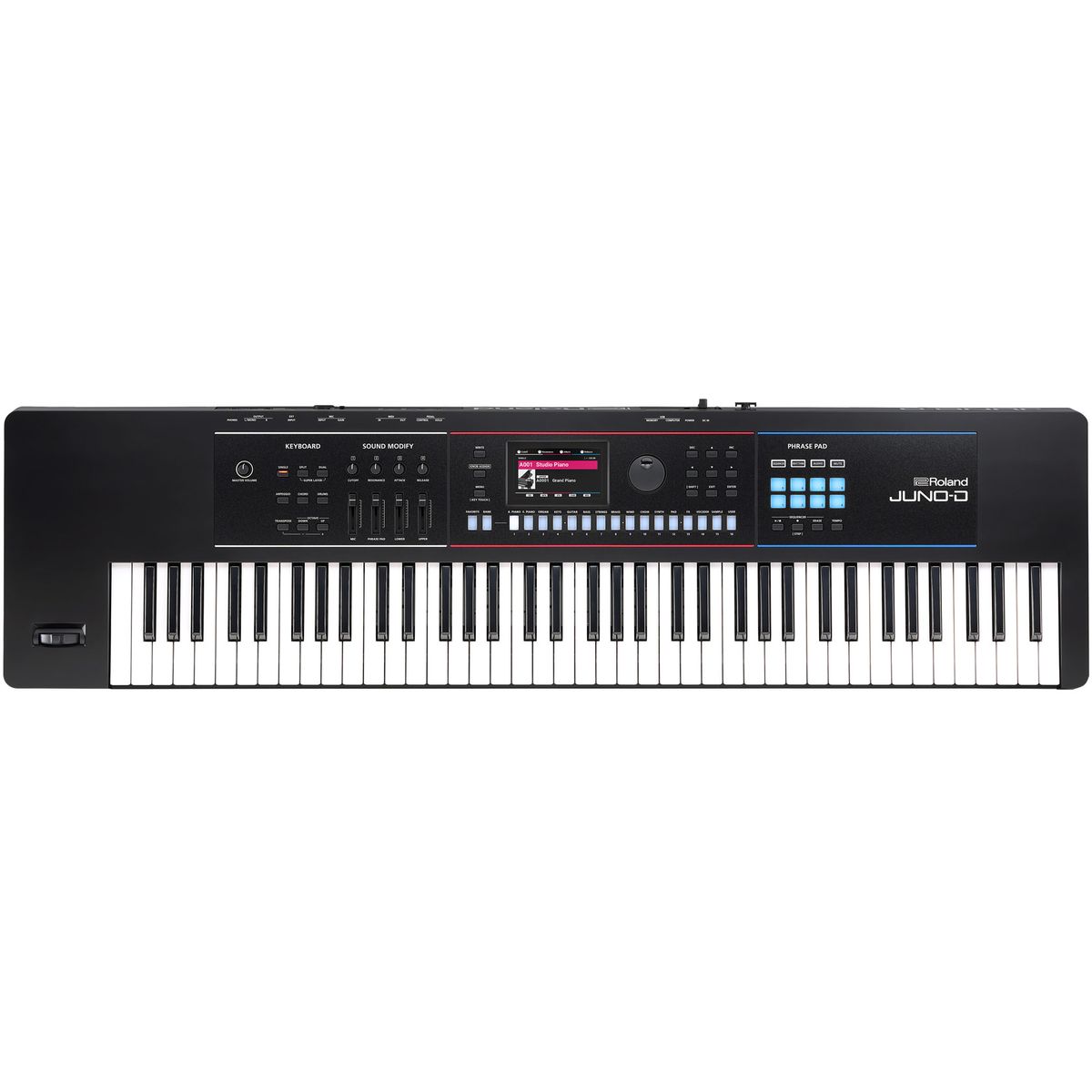 Roland JUNO-D7 синтезатор, 76 клавиш, клавиатура синтезаторного типа, вес 6,8 кг