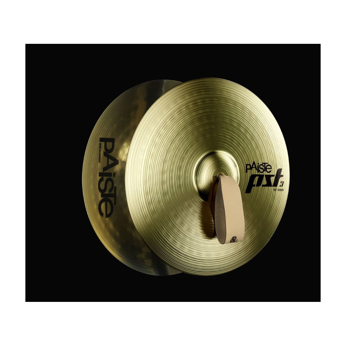Paiste 16" PST 3 BAND маршевые тарелки (пара) с ремнями и фетровыми прокладками