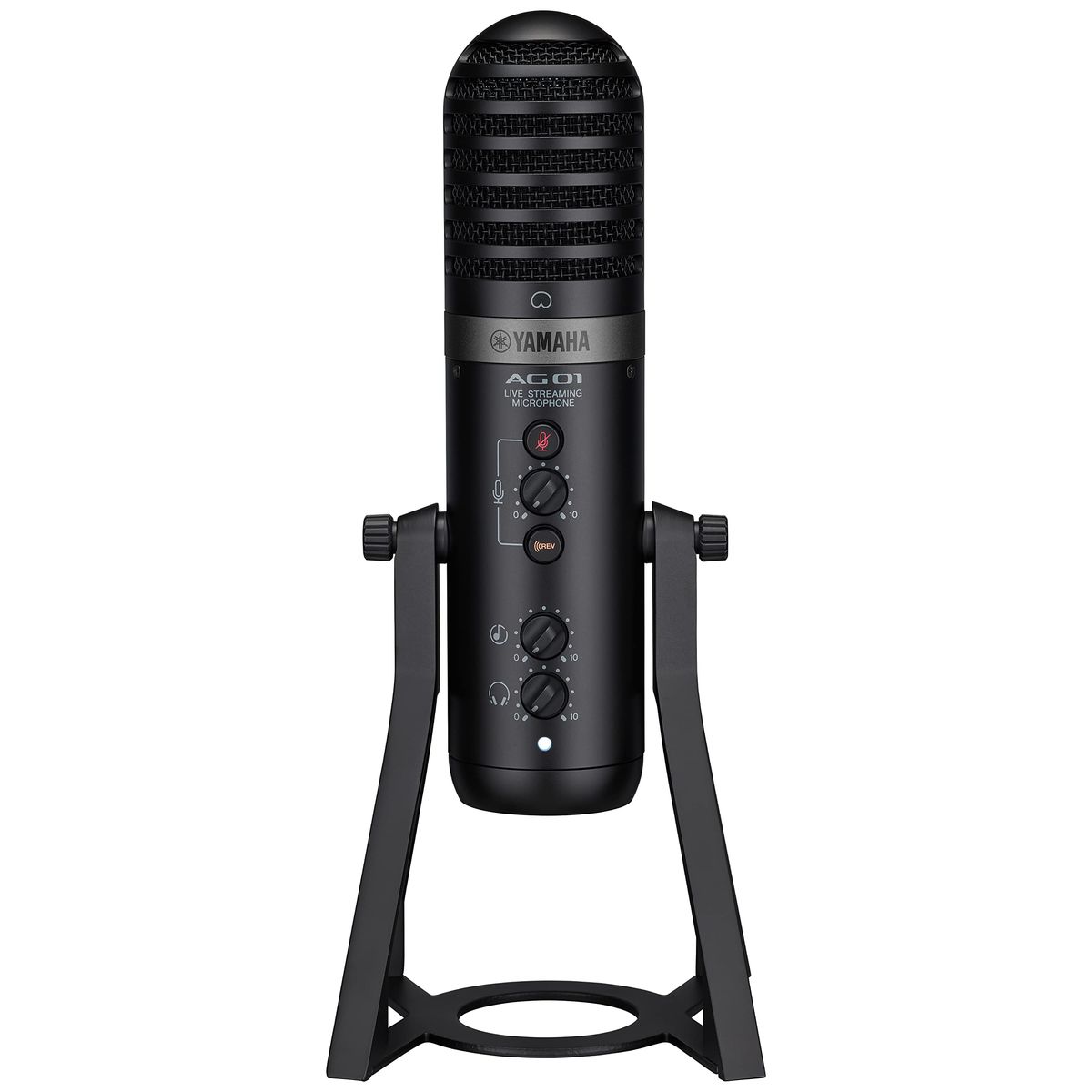 Yamaha AG01B USB-микрофон для потокового вещания, конденсаторный, черный