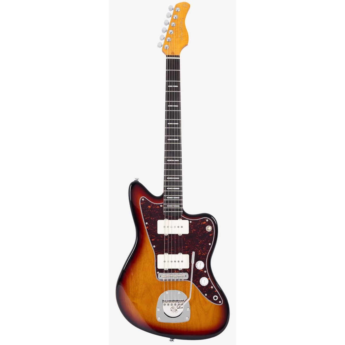 Sire J5 3TS электрогитара, форма Jazzmaster, цвет санберст
