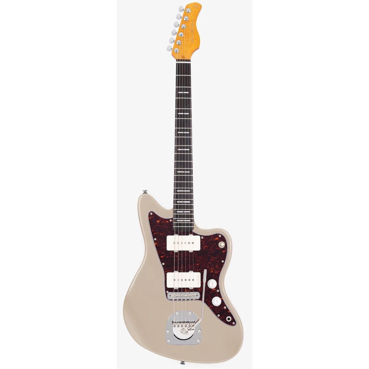 Sire J5 CGM электрогитара, форма Jazzmaster, цвет золотой